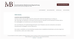 Desktop Screenshot of imb-kassel.de
