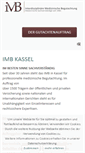 Mobile Screenshot of imb-kassel.de